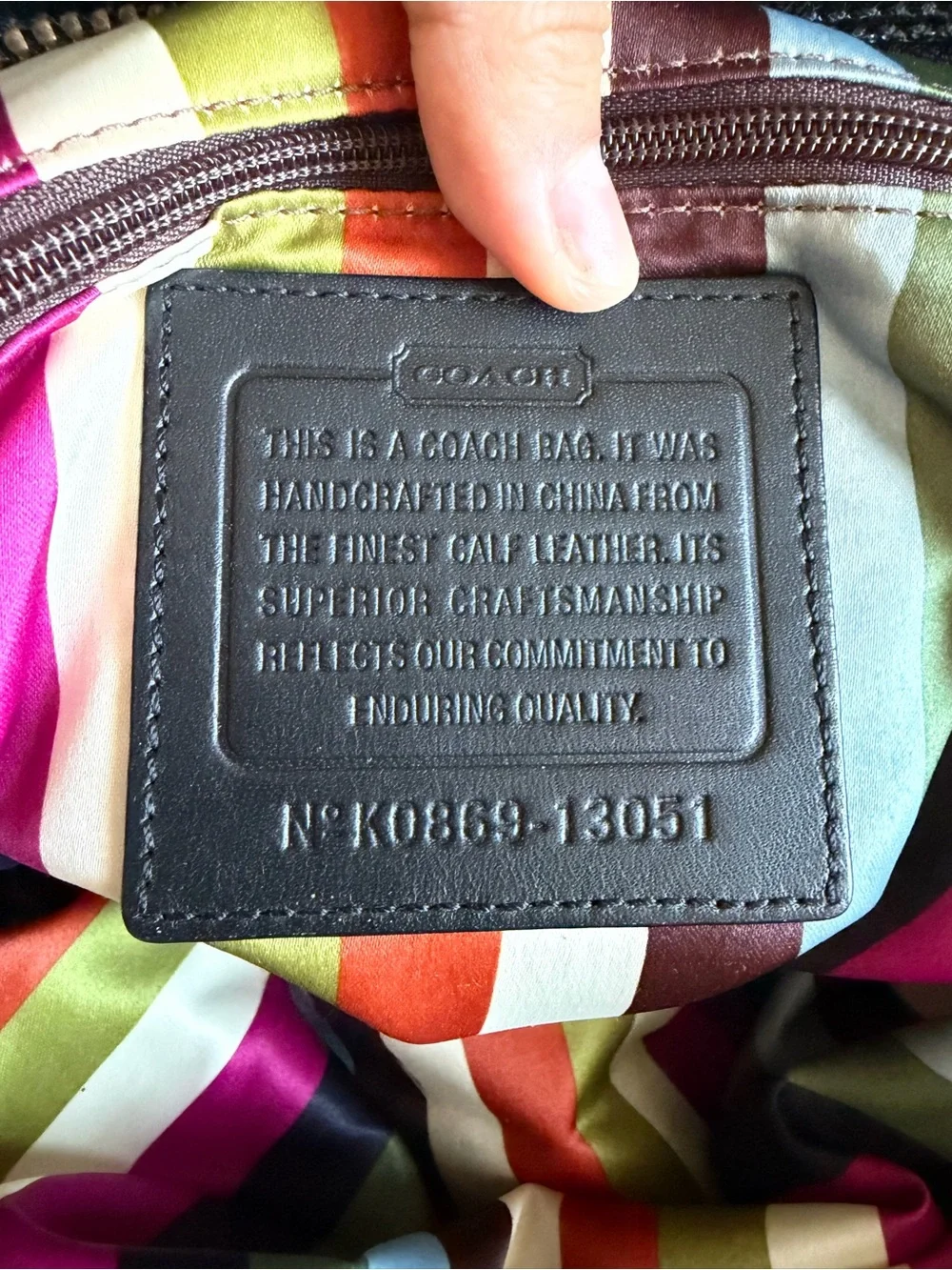 COACH BLEECKER STREET LEGACY PATENT PEYTON LIMITED EDITION SATCHEL BAG F13051